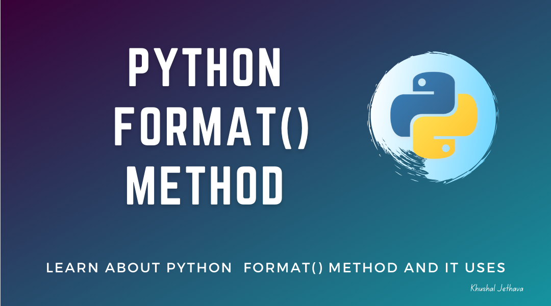 Python format() Method